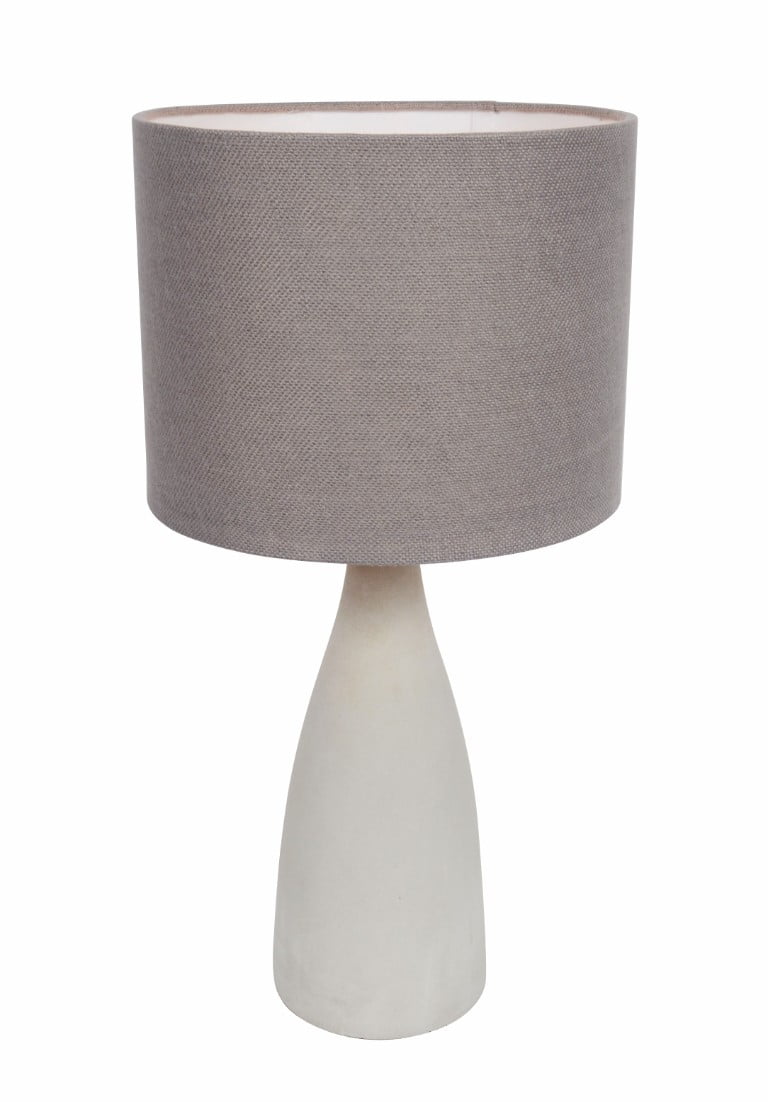 Debenhams grey and white lamp