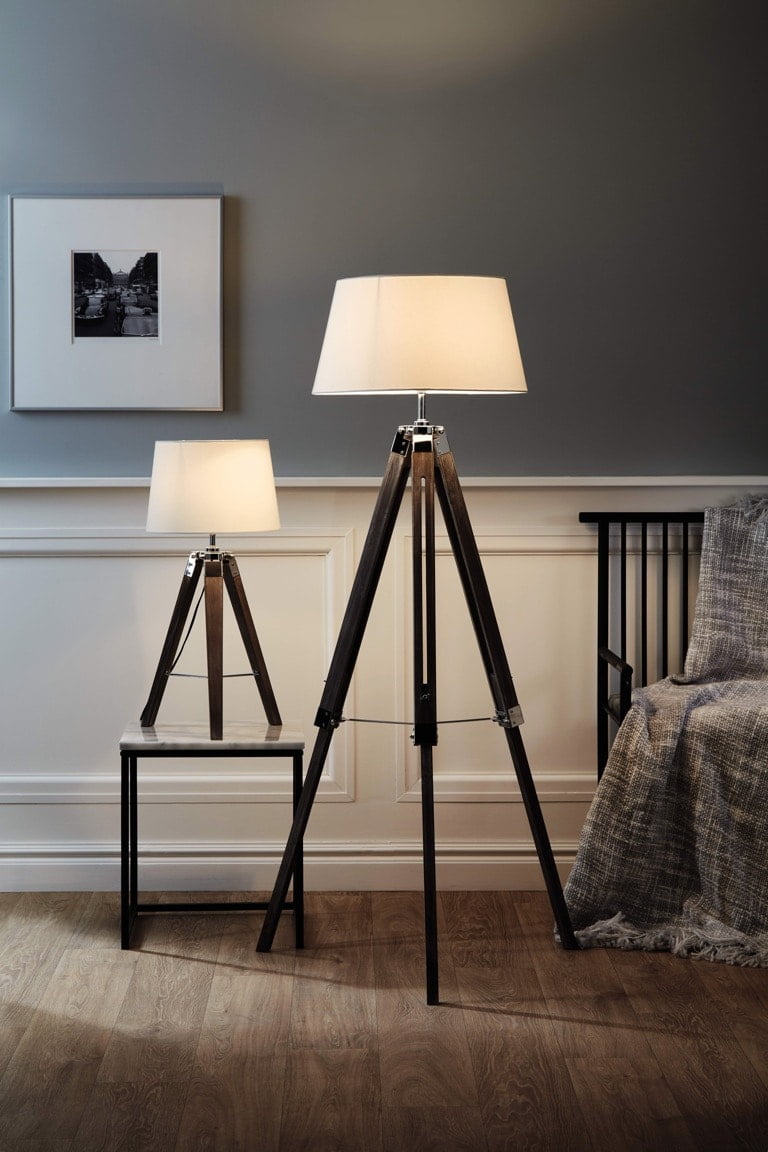 Aldi Spring Home 2018 Wooden Tripod Lamps