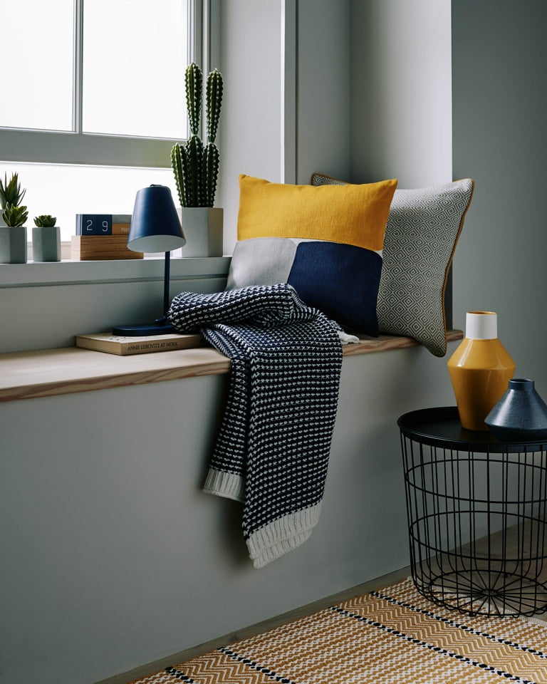 Sainsburys grey online throw