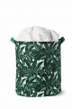 Flying Tiger Fold Laundry Basket Leaves Print