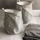The Contemporary Home Set of Two Grey Flowers Round Storage