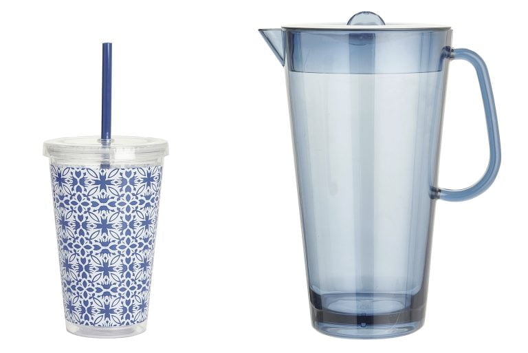 Wilko Jug and Plastic Tumbler