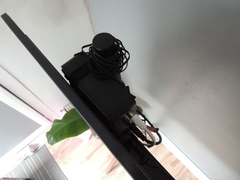 Hiding a Virgin Media TiVo box behind a TV