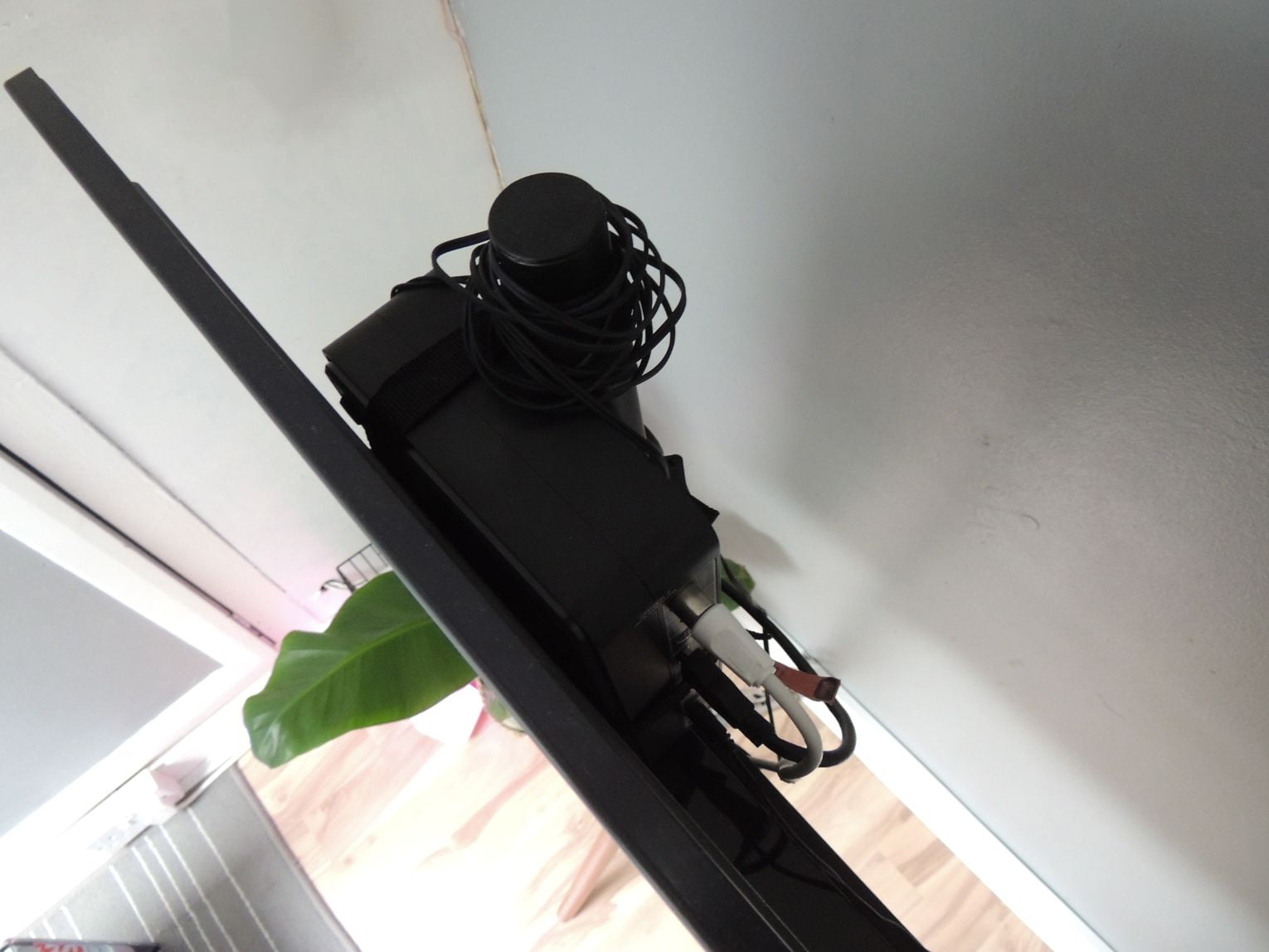 Minimalist TV Stand Review Stylish Easel TV Stand In Two Homes