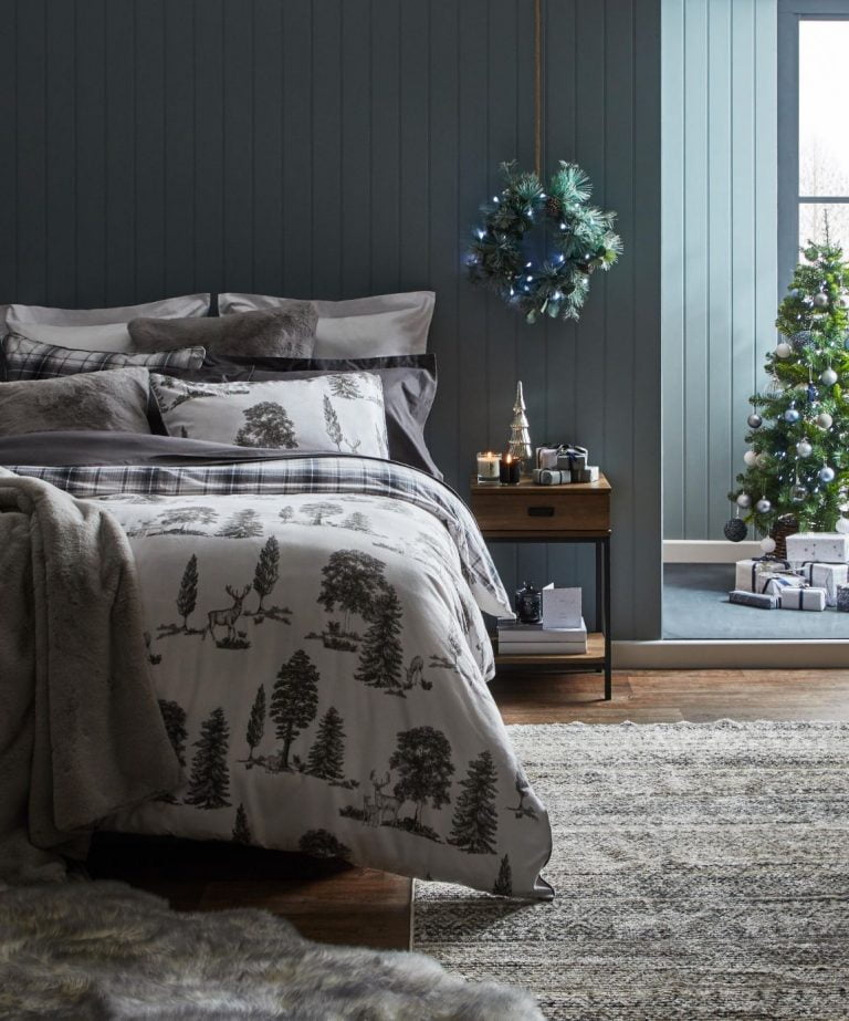 dorma brodie grey duvet cover and pillowcase set