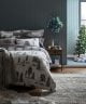 Winter grey duvet cover set