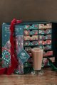 Art deco designed advent calendar with hot chocolate sachets by Whittard of Chelsea