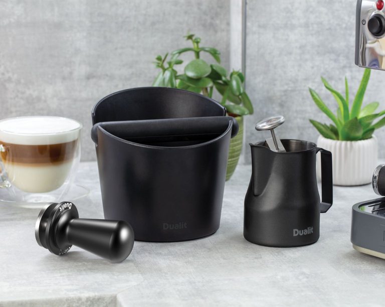 Dualit matte black barista set