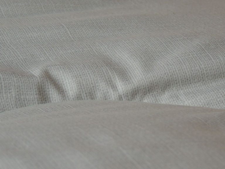 Printed texture effect on a coverless duvet