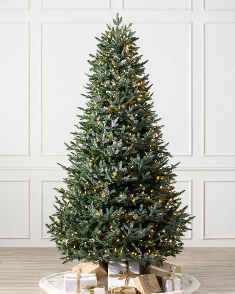 Realistic green Christmas tree from Balsam.