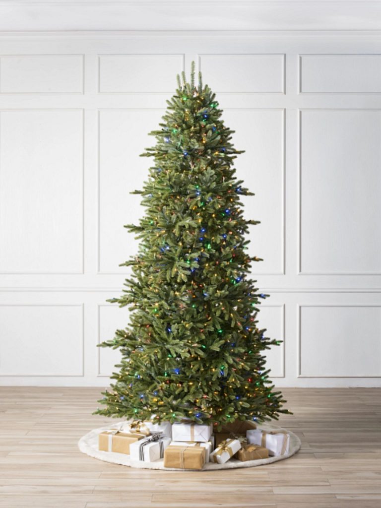 Realistic green Christmas tree from Balsam.