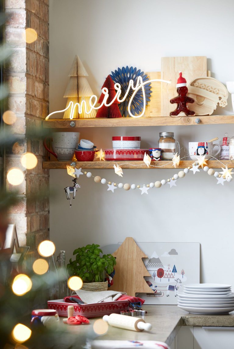 Nordic Christmas kitchen