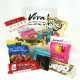 Gift box containing the best vegan sweet treats such as chocolate, fudge, biscuits and more.