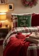 Cosy check bedding