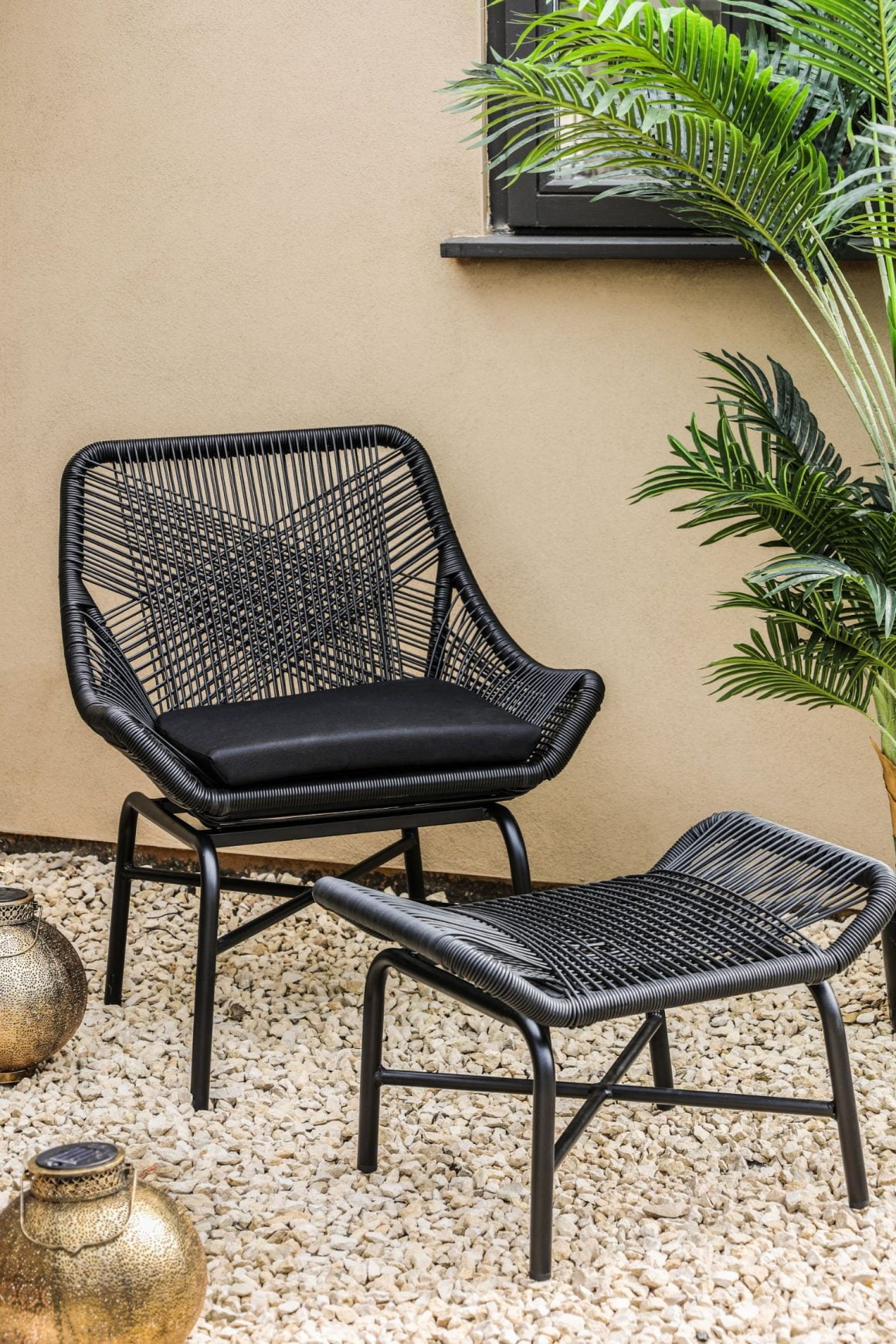 New Garden Furniture Under 600 For Summer 2022 In Two Homes   Alfresco Woven Rattan Outdoor Chair With Foot Stool 1160x1740 