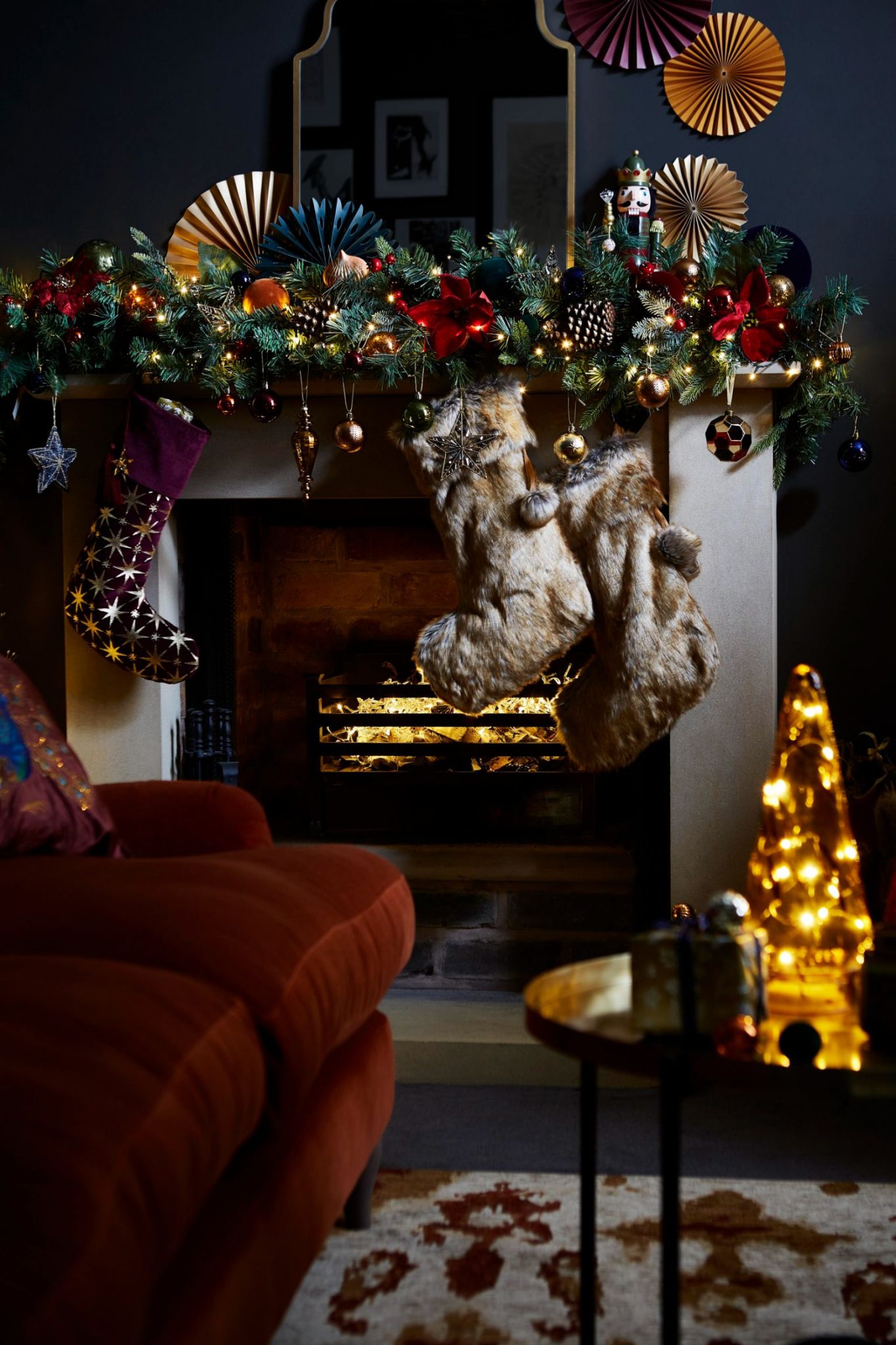 Dunelm's Christmas Collections and Decorations 2022 In Two Homes