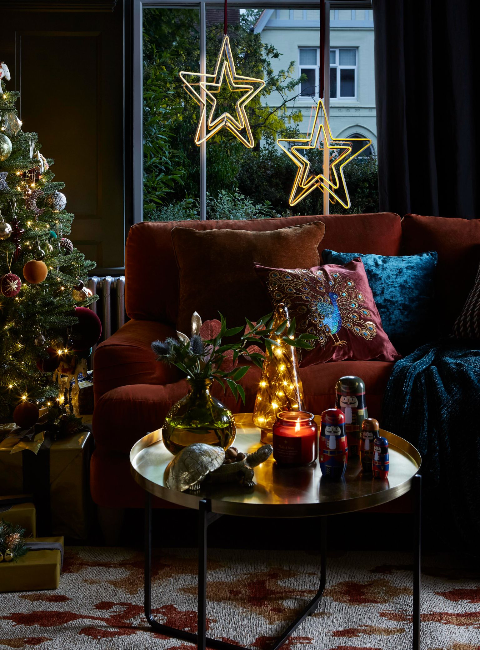 Dunelm's Christmas Collections and Decorations 2022 In Two Homes