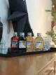 Set of four ready-to-pour cocktails by Kocktail on sideboard at Christmas.